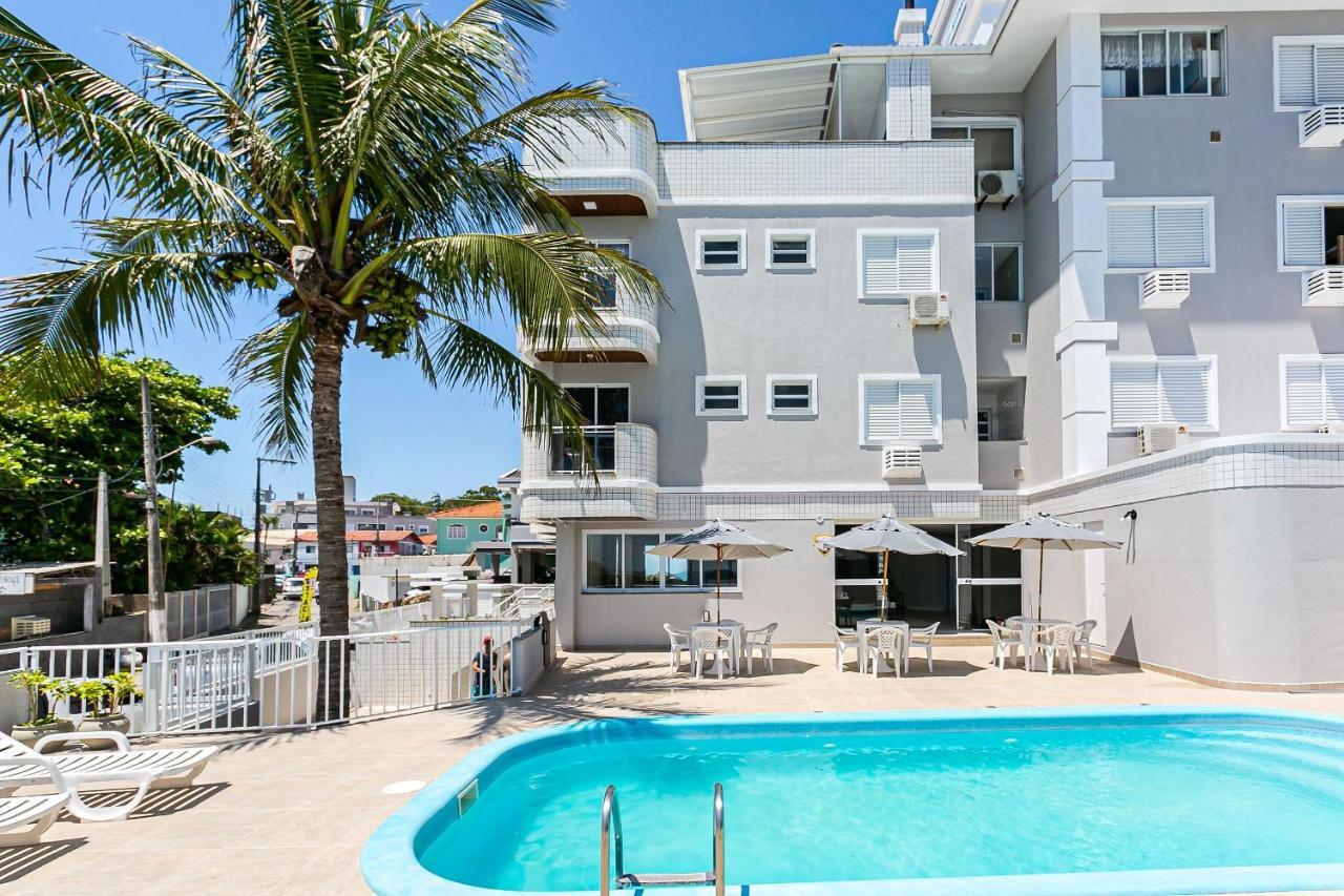 Predio Com Apartamentos Completos, Com Piscina E A Passos Da Praia - Agua Marinha ฟลอเรียนอโปลิส ภายนอก รูปภาพ