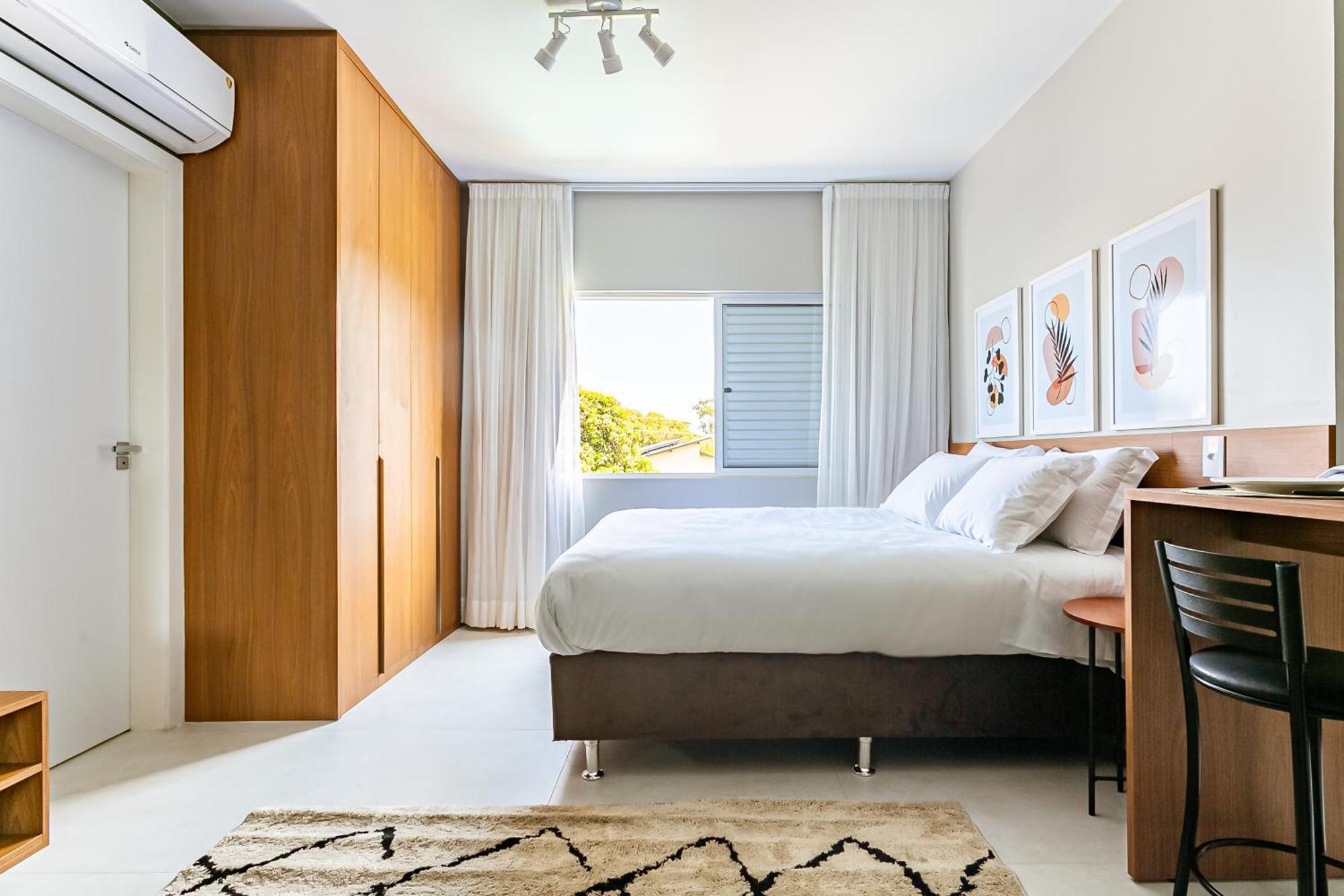Predio Com Apartamentos Completos, Com Piscina E A Passos Da Praia - Agua Marinha ฟลอเรียนอโปลิส ภายนอก รูปภาพ