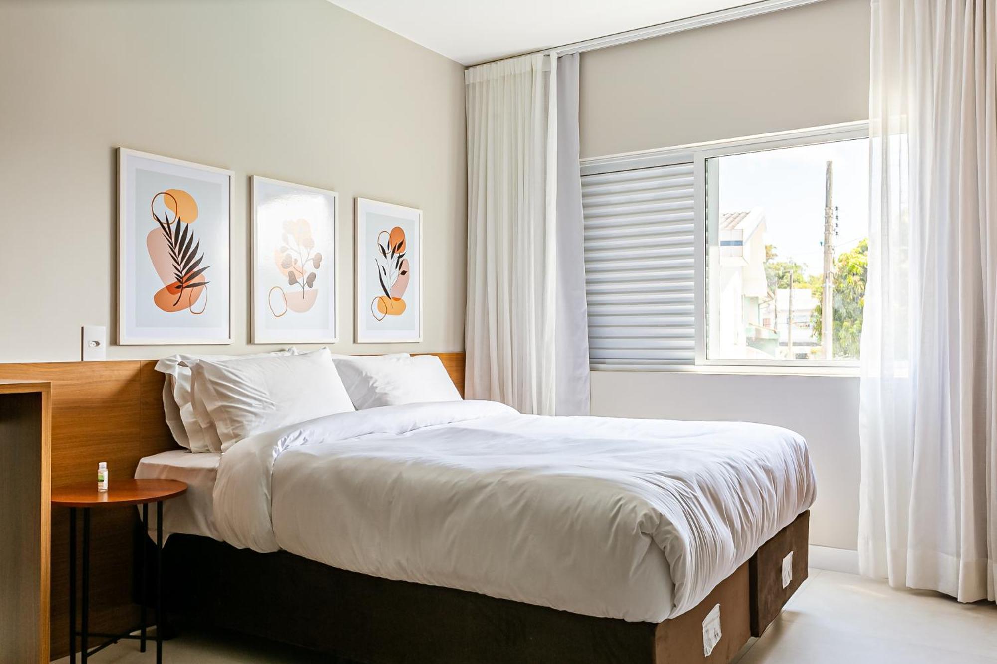 Predio Com Apartamentos Completos, Com Piscina E A Passos Da Praia - Agua Marinha ฟลอเรียนอโปลิส ภายนอก รูปภาพ