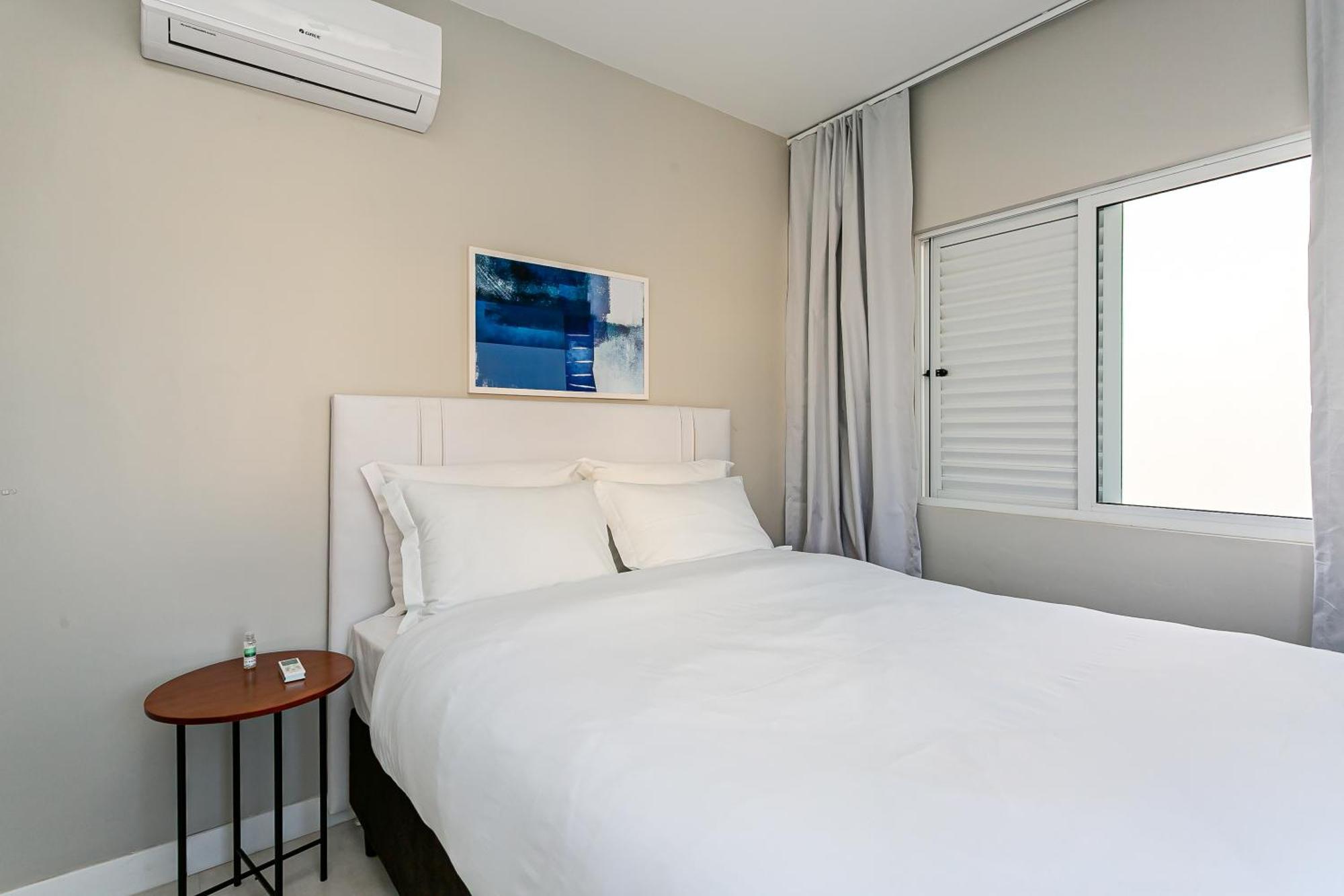 Predio Com Apartamentos Completos, Com Piscina E A Passos Da Praia - Agua Marinha ฟลอเรียนอโปลิส ภายนอก รูปภาพ