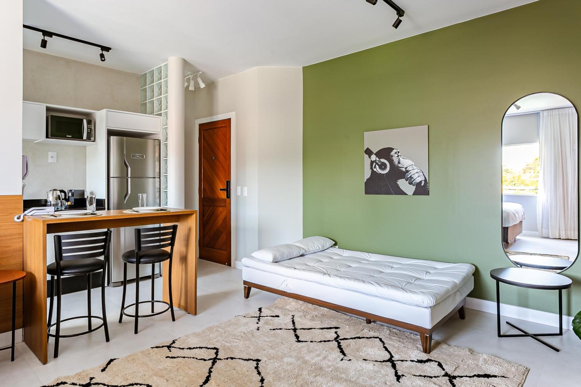 Predio Com Apartamentos Completos, Com Piscina E A Passos Da Praia - Agua Marinha ฟลอเรียนอโปลิส ภายนอก รูปภาพ