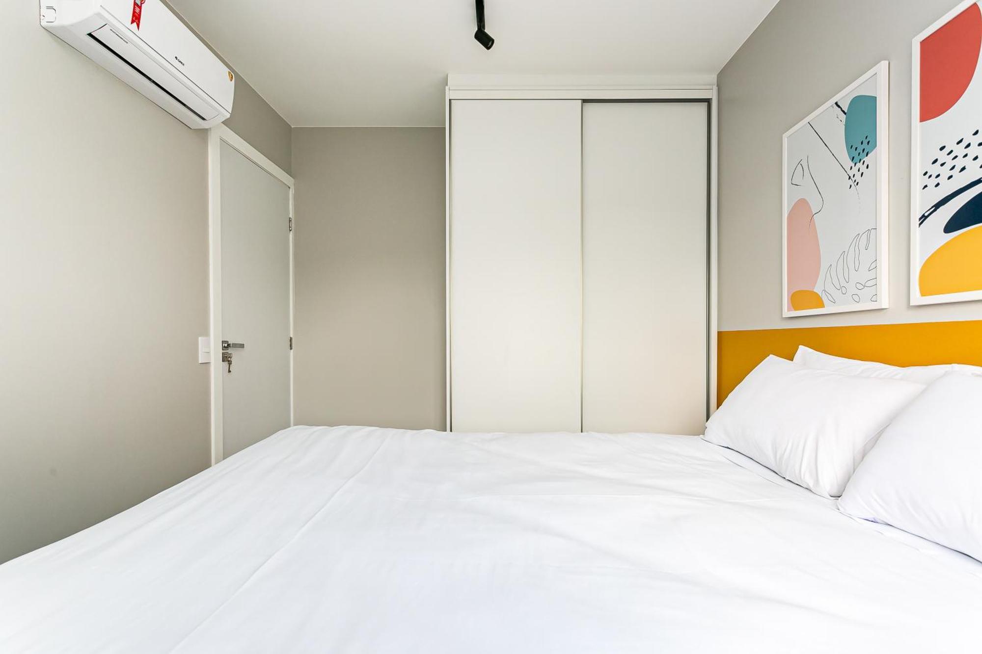 Predio Com Apartamentos Completos, Com Piscina E A Passos Da Praia - Agua Marinha ฟลอเรียนอโปลิส ภายนอก รูปภาพ