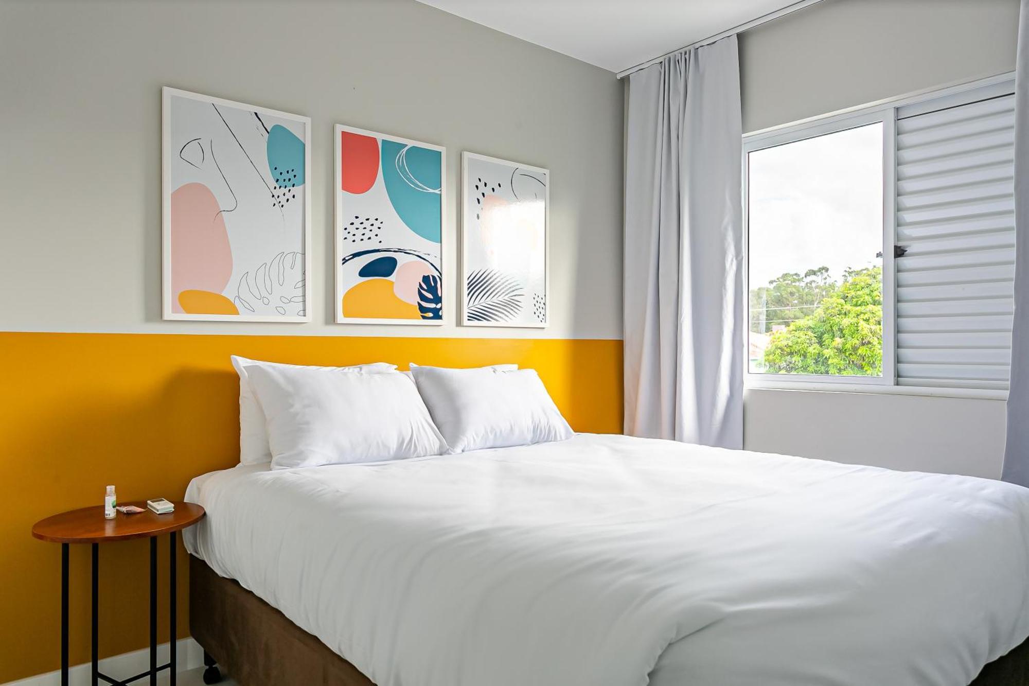 Predio Com Apartamentos Completos, Com Piscina E A Passos Da Praia - Agua Marinha ฟลอเรียนอโปลิส ภายนอก รูปภาพ
